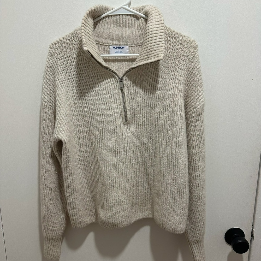 Quarter Zip Sweater